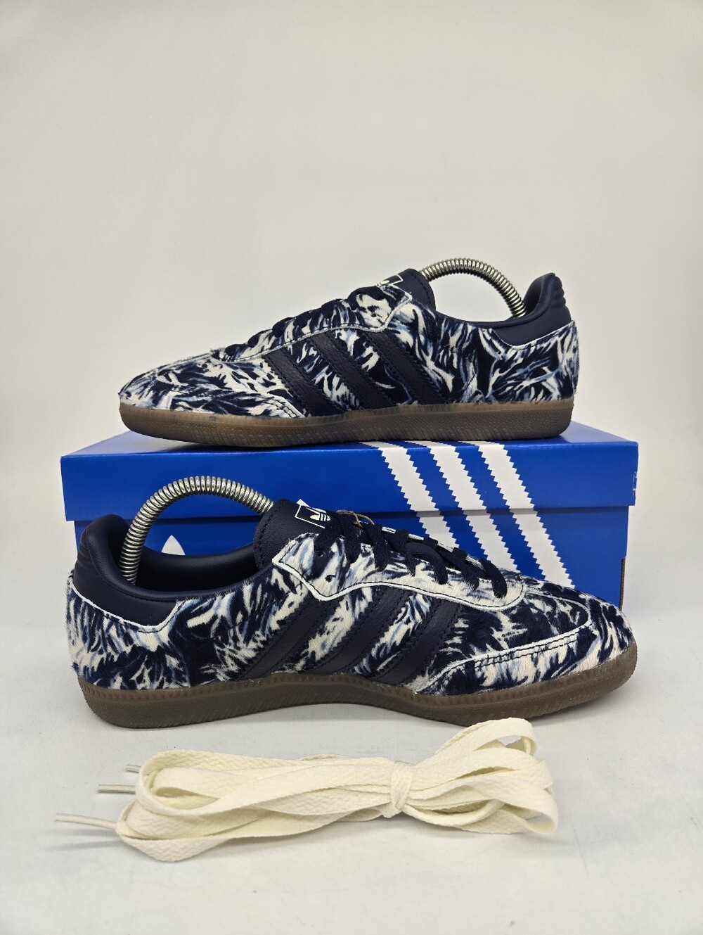 Adidas Samba OG Women's Night Indigo Off White Sneakers IH9023 Size 6 NWT - Picture 7 of 9